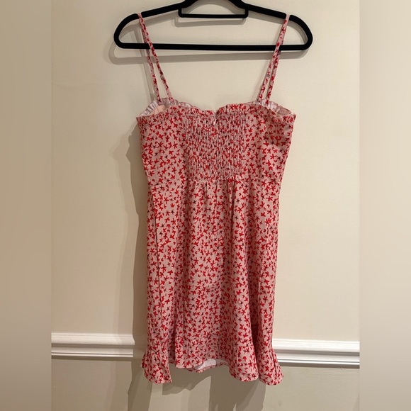 Princess Polly Deniz Mini Dress Blush Floral Size 6 NWT - Picture 6 of 8